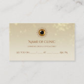 アイリスエレガントオプトメトロリストゴールデンアイアポイントメント 予約カード (正面)