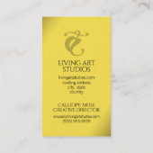 アイリスエレガントスタジオフォトグラファーリスト子供部屋 名刺 (裏面)