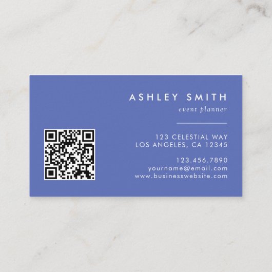 アイリスエレガントトQRコード 名刺 (裏面)