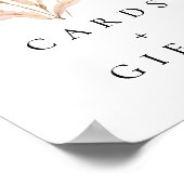 アイリスエレガントフローラウェディングカードとギフト ポスター (角)