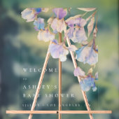 アイリスエレガントフローラベビーシャワー アクリルサイン (ニュートラル)