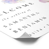 アイリスエレガントフローラ結婚の歓迎 ポスター (角)