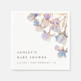 アイリスエレガントベビーシャワー スタンダードカクテルナプキン