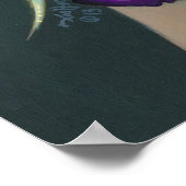 アイリスエンチャントメントアートプリントフラワーフェアリー春 ポスター (角)