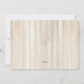 アイリスオンウッド招待状 招待状 (裏面)