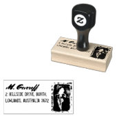 アイリスカラフルフラワー ラバースタンプ (押印)