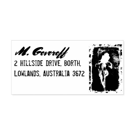 アイリスカラフルフラワー ラバースタンプ (インプリント)