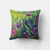 アイリスガーデンインジヴェルニクロードモネファインアート クッション (裏面)