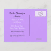 アイリスガーデン印象主義ブライダルはがき インビテーションポストカード (裏面)