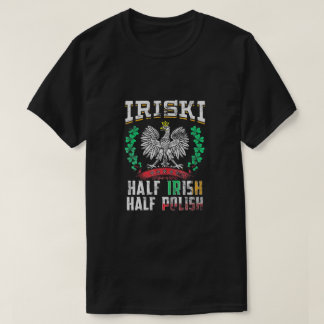 アイリスキハーフアイリッシュハーフポーランドシャムロック Tシャツ