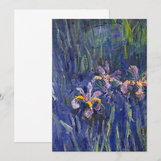 アイリスクロードモネ 招待状 (正面/裏面)