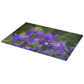 アイリスシビリカ花の写真 カッティングボード (角)