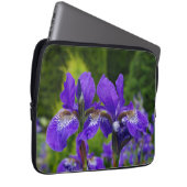 アイリスシビリカ花の写真 ラップトップスリーブ (正面右)