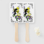 アイリスシャドウフェアリー ハンドファン (正面&裏面)