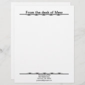 アイリスシャドウフェアリー レターヘッド (正面/裏面)