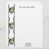 アイリスシャドウフェアリー レターヘッド (正面/裏面)