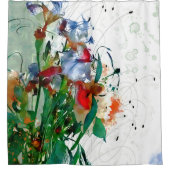 アイリスシャワーカーテン シャワーカーテン (正面)