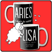 アイリススターサイン〔占星術の〕十二宮図プレゼント コーヒーマグカップ