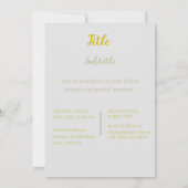 アイリススペインのバイピエール・ジョセフ・レッドエット 招待状 (裏面)