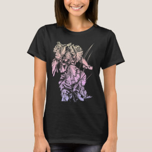 アイリスデジタルアートスケッチ透明度Tシャツ Tシャツ