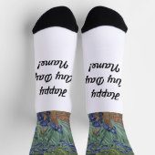 アイリスバイビンセント・ヴァン・ゴッホ ソックス (上部)