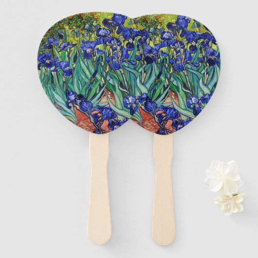 アイリスバイビンセント・ヴァン・ゴッホ ハンドファン (正面&裏面)