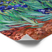 アイリスバイビンセント・ヴァン・ゴッホ ポスター (角)