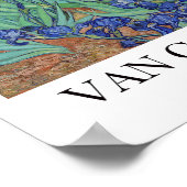 アイリスバイビンセント・ヴァン・ゴッホ ポスター (角)