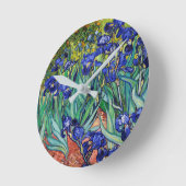 アイリスバイビンセント・ヴァン・ゴッホ ラウンド壁時計 (傾斜)