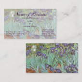 アイリスバイビンセント・ヴァン・ゴッホ 名刺 (正面/裏面)