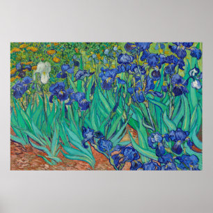 アイリスバイヴァンゴッホア絵画ート ポスター
