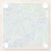 アイリスバイヴァンゴッホ ガラスコースター (裏面)