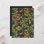 アイリスパターン（William Morris著） カード (正面/裏面インサイチュ)