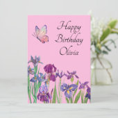 アイリスパミラの名前の誕生日カード シーズンカード (スタンド正面)
