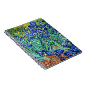 アイリスビンセントゴッホフラワーフィールド絵画ズアート ノートブック (右側)