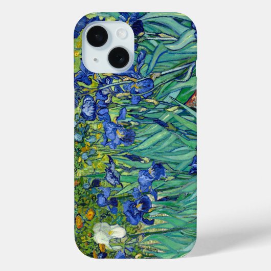 アイリスビンセントゴッホフラワーフィールド絵画ズアート Case-Mate iPhoneケース (裏面)