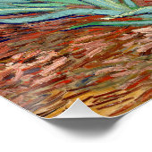 アイリスビンセントゴッホフローラ絵画ヴィンテージ ポスター (コーナー)