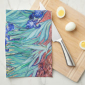 アイリスビンセント・ヴァン・ゴッホ キッチンタオル (四つ折り)