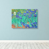 アイリスビンセント・ヴァン・ゴッホ キャンバスプリント (インサイチュ (ウッドフロア))