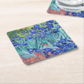 アイリスビンセント・ヴァン・ゴッホ スクエアペーパーコースター (アングル)