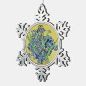 アイリスビンセント・ヴァン・ゴッホ スノーフレークピューターオーナメント (右)