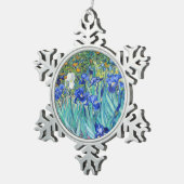 アイリスビンセント・ヴァン・ゴッホ スノーフレークピューターオーナメント (右)