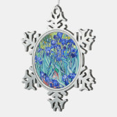 アイリスビンセント・ヴァン・ゴッホ スノーフレークピューターオーナメント (右)