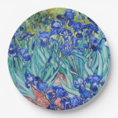 アイリスビンセント・ヴァン・ゴッホ ペーパープレート (正面)