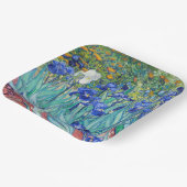 アイリスビンセント・ヴァン・ゴッホ ペーパープレート (傾斜あり)