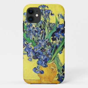 アイリスフィンセント・ファン・ゴッホが付いている静物画 iPhone 11 ケース