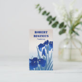 アイリスフラワーアートヴィンテージtr6466 名刺 (スタンド正面)