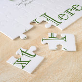 アイリスフラワーガーデンボタニカルアート ジグソーパズル (側面)