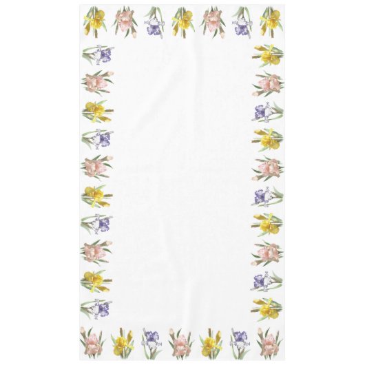 アイリスフラワーガーデン テーブルクロス (正面)