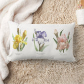 アイリスフラワーガーデン ランバークッション (ブランケット)